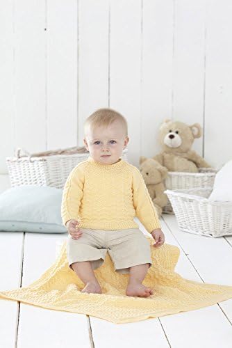 Sweater and Banket in Sirdar Snuggly 4 Ply - 4439