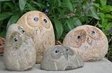 Large Boulder Stone Owl, 6