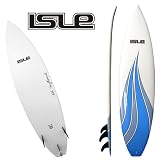 6'6 ISLE EPOXY SHORTBOARD BLUE FIRE