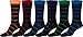 Sakkas Men's Classic Patterned Dress Socks Value 6-Pack