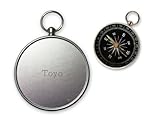 Small Compass - Engraved Name On The Back: Toyo