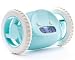 Clocky Alarm Clock on Wheels in Aqua