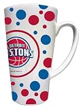 NBA Detroit Pistons 16-Ounce White Latte Mug