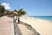 Wallmonkeys Peel and Stick Wall Decals - Promenade and Beach at Morro Jable, Fuerteventura, Spain - Removable Graphic