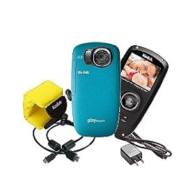 Kodak Playsport Zx5 Video Camera (2nd Generation) Deluxe Bundle - Aqua Blue: Camera &amp; Photo