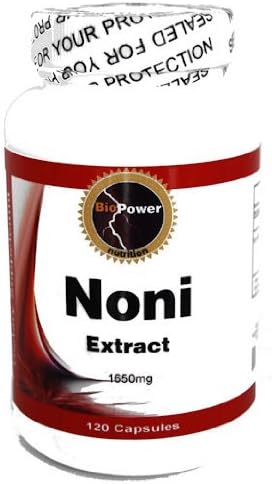 Noni Extract # 120 Capsules - Morinda Citrifolia 1650 Mg by BioPower Nutrition