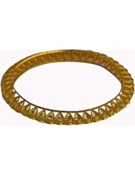 Gold Plated Bridal Bangle of Sterling Silver - Sterling Silver