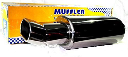 BTF Express-UNIVERSAL 5" OVAL TIP 2.5" INLET MUFFLER