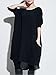 ELLAZHU Women Hi Low Long Sleeve Long Blouse Loose Dress WO52