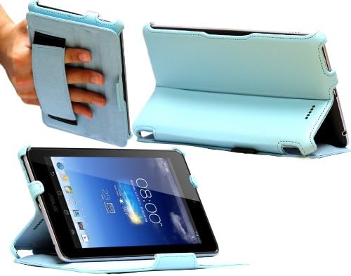 Navitech Faux Leather Multi Stand Case Cover For The ASUS MeMO Pad HD 7 (Blue HD 7)