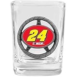 #24 Jeff Gordon Nascar Steering Wheel 2Oz Square Shot Glass Bergamot