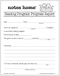 NOTES HOME READING PROGRAM PROGRESS