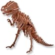 3-D Wooden Puzzle - Small Tyrannosaurus -Affordable Gift for your Little One! Item #DCHI-WPZ-J014