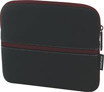 Targus TSS111US Neoprene Slipskin Peel Netbook Case for up to 10.2-Inch Netbooks (Black/Burgundy)