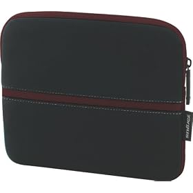 Targus TSS111US Neoprene Slipskin Peel Netbook Case for up to 10.2-Inch Netbooks (Black/Burgundy)