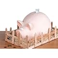 Sparschwein Suse gross im Saustall Spardose 30 cm