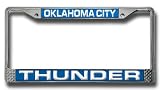 Oklahoma City Thunder Laser Chrome Frame