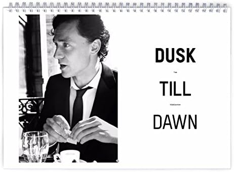 Tom Hiddleston - Dusk Till Down 2017 Wall Calendar
