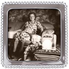 The original BEADED SQUARE for 5x5 photo crafted by Mariposa - 5x5