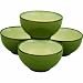 Sango Concepts Avocado Ice Cream Bowls, Set of 4