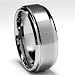 9MM High Polish / Matte Finish Men's Tungsten Ring Wedding Band Size 10