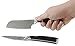 Emeril 2 Piece Knife Set 5 Santoku 3.5 Paring Knife Forged Steel Clad Emerilware (Black)