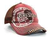Guinness Hat Cap Mesh Trucker Adjustable Brown