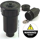 Sprinkler Key Hider & Repositionable Warning Decal Set