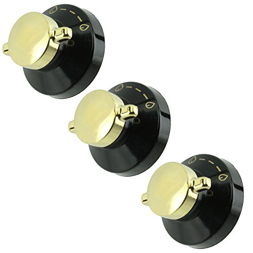 5055950574595 UPC Hygena Adp5534 Genuine Gas Oven / Cooker / Hob Flame Control Knob (black
