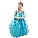Loel Princess Inspired Girls Snow Queen Party Costume Dress (2-3years)