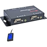 QVS 2x1 250MHz 2 Port VGA Video/Audio Share Switch with Remote (MSV21A)