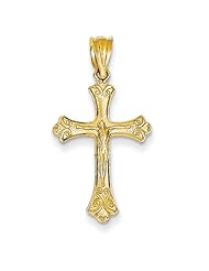 14k Crucifix Pendant