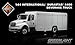 2012 International Durastar 4400 Beverage Truck White 1/64 by Greenlight 29776