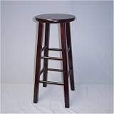 Solid Hard Wood Bar Stool Counter Stool - 29 Espresso
