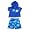 Isababies - Infant Boys Bathing Suit And Coverup, Blue (Size 24Months)