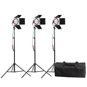 2400w Studio Video Red Head Continuous Lighting Kit