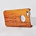 Generic eimolife Unique Handmade Natural Wood Wooden Hard bamboo Case Cover for iPhone 5 with free screen protector-zebrawood