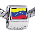 Venezuela Flag Beads - Pandora Bead & Bracelet Compatible