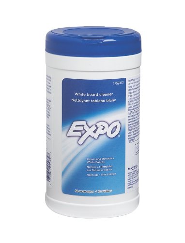 Expo Non-Toxic Green Whiteboard Disposable Cleaning Wipes, 50 Wipes (1752312)