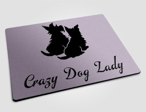 Crazy Dog Lady Mouse Pad