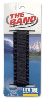 16mm Black The Band Velcro Watchband - Fits 16 to 18 mm