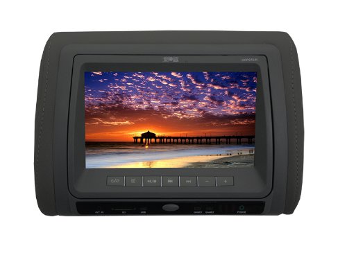 Absolute DPH-970IRBK 9.5-Inch Headrest TFT/LCD Monitor DVD/USB/SD Card Multimedia Player with IR Transmitter (Black)