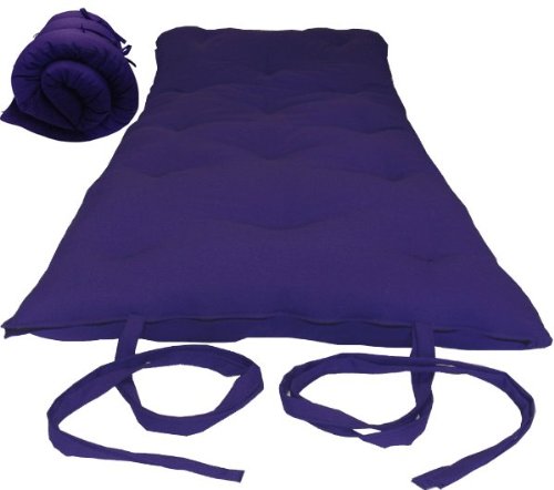 Brand New Purple Traditional Japanese Floor Futon Mattresses, Foldable Cushion Mats, Yoga, Meditaion.