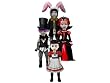 Mezco Toyz Living Dead Doll Alice in Wonderland:Set of 4