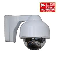 VideoSecu Color CCD Infrared Night Vision Home Security Camera 4-9mm Varifocal Lens for CCTV DVR Surveillance System with bonus Security Warning Decal 1Z4