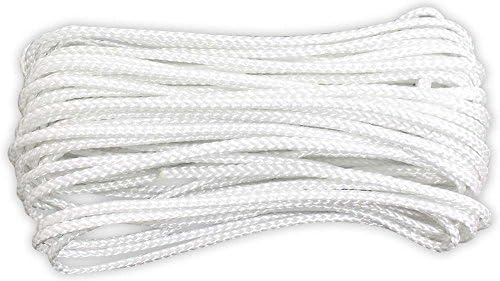 ToolUSA Nylon Diamond Braided Rope-100' x 3/16" With 90 Lb Capacity: TA-28471