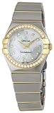 Omega Womens 123.25.27.60.55.003 White Mother-Of-Pearl Dial Constellation Watch