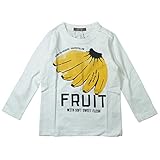 《H28年秋冬物》 nico hrat(ニコフラート) 製品洗い加工済み 42/2天竺バナナ長袖Tシャツ 90cm/OW NO.B-260261