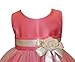 Sweet Kids Baby Girls' Vintage Satin & Tulle Flower Girl Pageant Dress B402