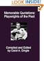 Memorable Quotations: Playwrights of the Past